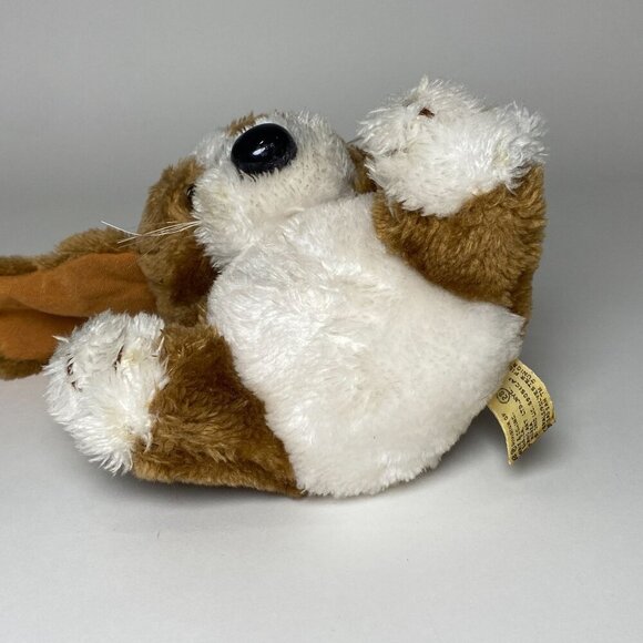 1981 Applause Sad Puppy Dog Plush Stuffed Animal Floppy Ears Bassett Hound - Picture 8 of 9